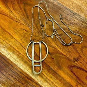 Lucky Brand Art Deco Adjustable Necklace